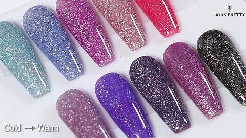 BORN PRETTY 7ml Thermal Nail Gel Polish Glitter Temperature | ʟɪɴᴋ ɪɴ ᴛʜᴇ ᴅᴇꜱᴄʀɪᴘᴛɪᴏɴ 👇 ᴛᴏ ʙᴜʏ