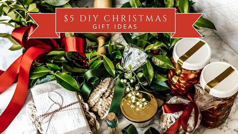 $5 DIY Christmas Gifts, Handmade, Thrifted and Homemade
