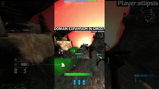 A domain expansion in Gmod zombie Survival??? #fypシ #sunrust #jjk #fyp #shorts