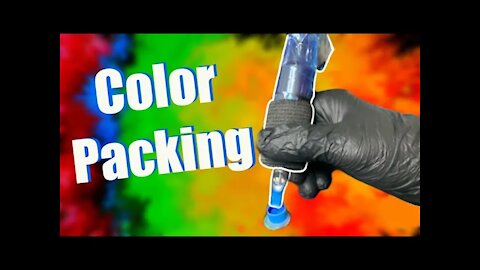 ✅How to PACK COLOR WITH A MAG NEEDLE ❗❗ For Beginners ❗❗