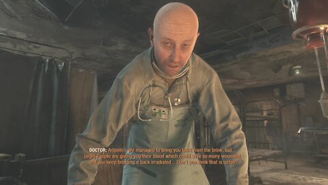 Artyom is given stern advice