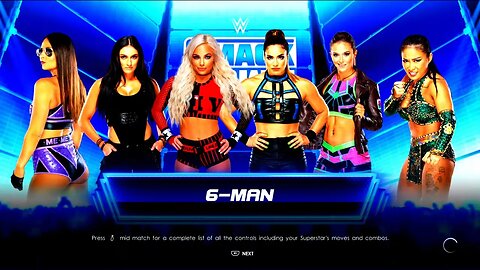 WWE Friday Night Smackdown Morgan vs Nox vs Deville vs Emma vs Rodriguez vs Li