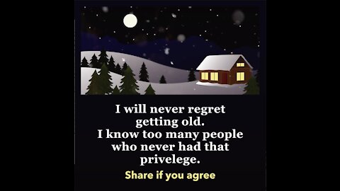 I will never regret getting old [GMG Originals]