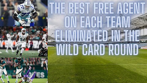 The best free agent on each of the six teams that were eliminated in the NFL's Wild Card Round