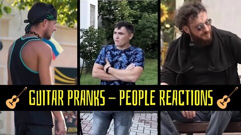 Guitar Prank Compilation - People Reactions