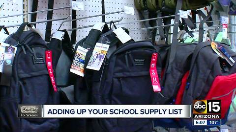 A closer look at the cost of school supplies