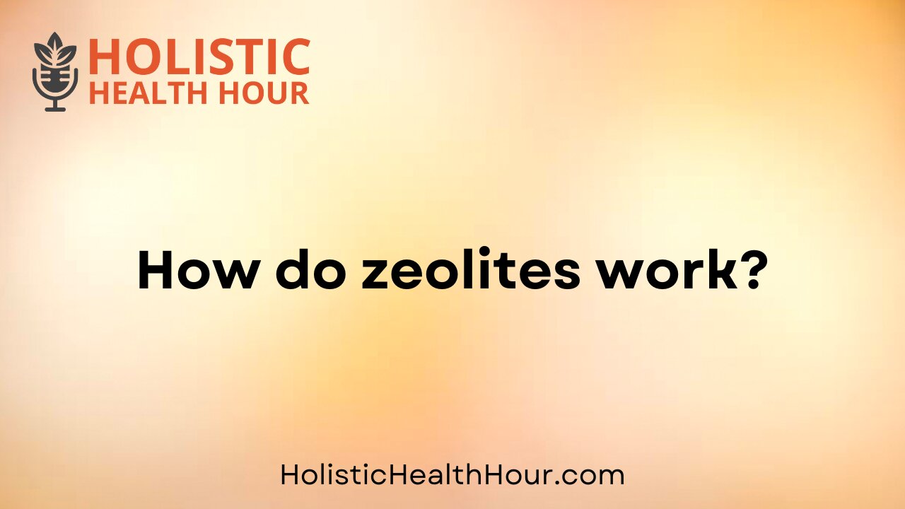 How do zeolites work?