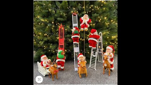 Electric Christmas Santa Claus Decor Toys #shorts