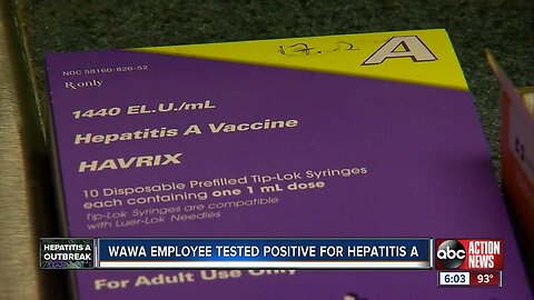 Food handler at a Wawa in St. Petersburg tests positive for Hepatitis A