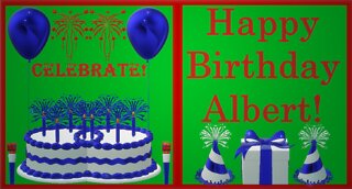 Happy Birthday 3D - Happy Birthday Albert - Happy Birthday To You - Happy Birthday Song