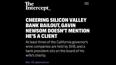 Gavin Newsom Corruption Strikes Again
