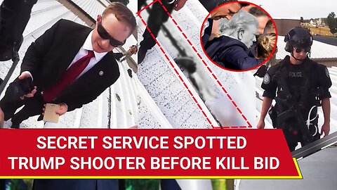 Shocking Footage Of Trump Shooter Surfaces Days After Kill Bid; Secret Service In Dock