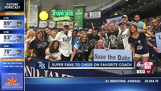 Rays fans travel across country to cheer on team and favorite coach