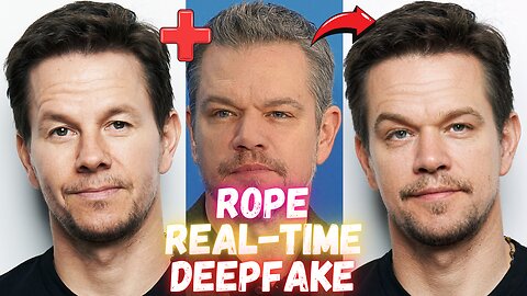 Instant Webcam DeepFake / Face Swap with Rope Pearl Live - Simple One-Click Setup & Quick Usage