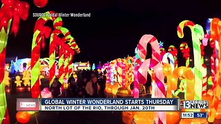Global Winter Wonderland open through holiday season