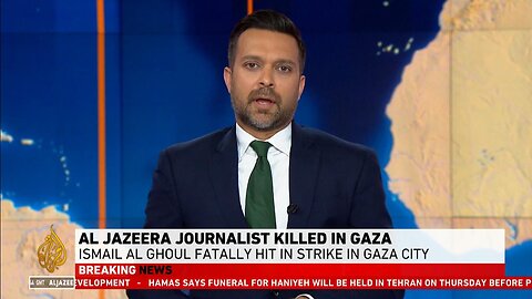Al Jazeera journalist and his cameraman killed in Israeli attack on Gaza