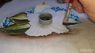 Como pintar folhas 🍃 Pintura em tecido
