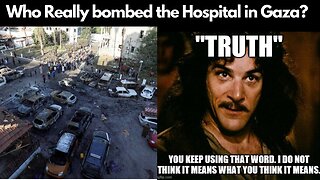 NEW Evidence points at who really bombed the Hospital in Gaza..