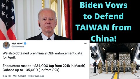 Biden Vows to DEFEND Taiwan Militarily!!