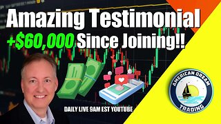 Amazing Testimonial +$60,000 Since Joining Stock Market Success Story