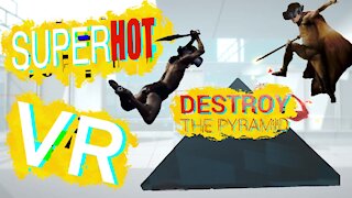 THIS IS SPARTA... I mean, SUPERHOT!!! Destroy the Pyramid: SuperHot VR Story Mode Finale