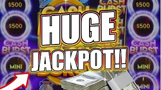 Mega Win!!! GIGANTIC Cash Burst JACKPOT on MAX BET!