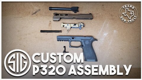 Assembling the First Version of my Custom Sig Sauer P320 Pistol