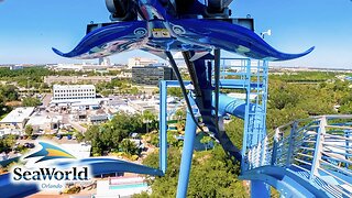 [POV] Manta Flying Coaster Max Mod Horizon Lock - SeaWorld Orlando