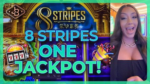 8 Stripes, One Jackpot: Epic Battle Ends with Big Win! 🎰🎉