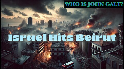 MONKEY WERX-SITREP. ISRAEL DETERMINED TO GO TO WAR. HITS BEIRUT. TY JGANON, SGANON