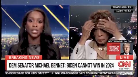 WATCH: Maxine Waters Has 26-Second-Long Wig-Induced Malfunction On CNN