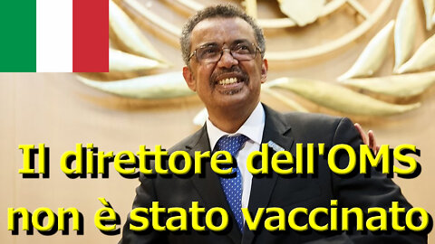 05ago2022 Il Direttore Generale dell'Organizzazione Mondiale della Sanità (OMS), Dottore in Biologia Tedros Adhanom Ghebreyesus, non è stato vaccinato · Wikileaks || RESISTANCE ...-