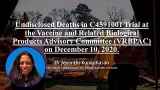 REEL: "Dr. Jeyanthi Kunadhasan: Undisclosed Deaths in COVID-19 Vaccine Trial"