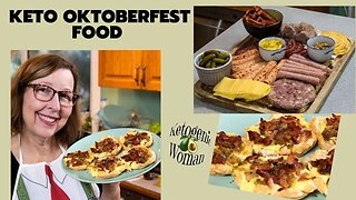 Keto Oktoberfest Food | German Pizza Flammkuchen | Sauerkraut & Ribs | Potato Pancakes | Charcuterie