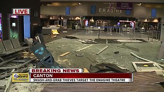 Smash and grab thieves target Canton Emagine theatre