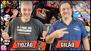 Tiozão E Gilão - Especialistas em Games Retro - Podcast 3 Irmãos #379