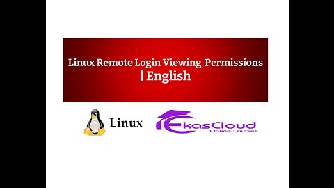 Linux Remote Login Viewing Permissions