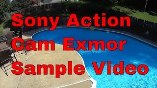 Sony Action Cam Exmor Sample Footage, 1080, 120 Stabilize vs 170