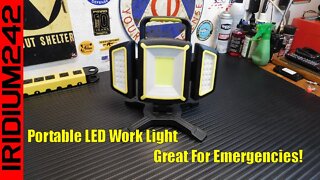 Light Up The Dark Portable LED Work Light Prepping Survival