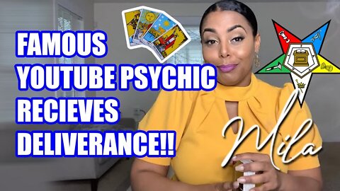 Famous YouTube PSYCHIC Receives Deliverance!! Renounces Eastern Star!! @A Minute With Mila