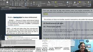 Qual espaçamento máximo entre vergalhões Eng Estrutural