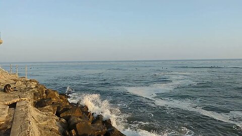 High Tide at Pleasure Point.