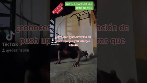 Día 12 de 50 push-ups todos los días por un mes