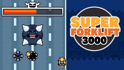 A NON-Sci-Fi Shmup! | Super Forklift 3000 #indiegame #shmups