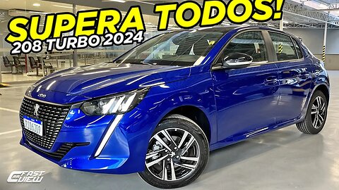 NOVO PEUGEOT 208 GRIFFE 2024 COM MOTOR TURBO E TETO SOLAR É +BARATO QUE PULSE, POLO, ONIX E HB20 😲