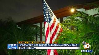 Thieves steal American Flag from Kearny Mesa home