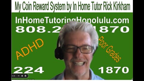 My Coin Reward System for Students by In Home Tutor Rick Kirkham