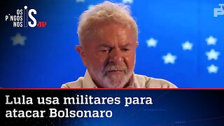 Lula tenta afagar militares, mas fala em tirá-los da Defesa