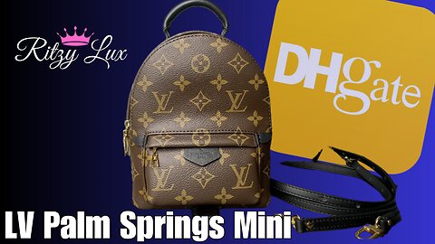 Perfect DHGATE LV Palm Springs Mini DUPE w/ Link in Description