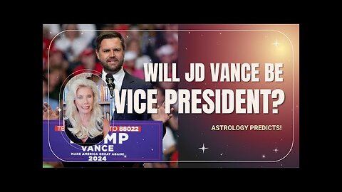 The Truth Revealed About JD Vance's US Vice President Chances 🔮 Vedic Astrology Charts